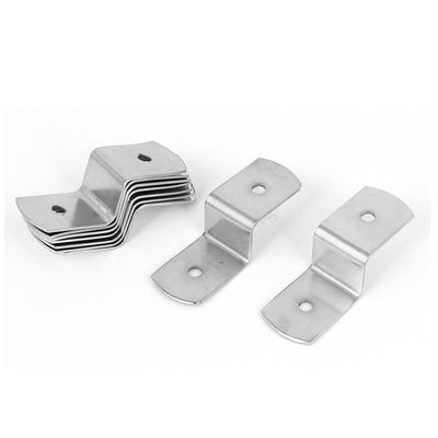 uxcell Uxcell 38mm x 13mm x 11mm Metal Z Shape Picture Frame Braces Brackets Silver Tone 10PCS