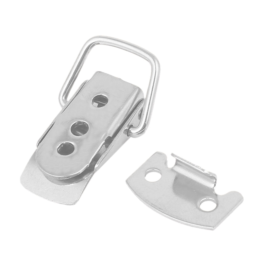 uxcell Uxcell Toolbox Drawer Stainless Steel Toggle Latch Box Hasp Staple 40mmx20mmx15mm 5pcs