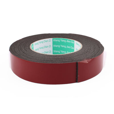 Harfington Uxcell Black Strong Double Sided Adhesive Tape DIY Sponge Tape 30MM Width 5M Long