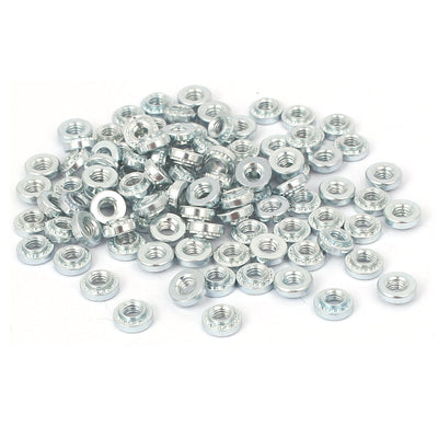 uxcell Uxcell S-M3-1 Carbon Steel Self Clinching Rivet Nut Fastener 100pcs for 1.0mm Thin Plates