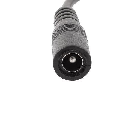 Harfington Uxcell 0.5m DC Female 5.5 x 2.1mm Power Cable Extension Wire For CCTV Camera
