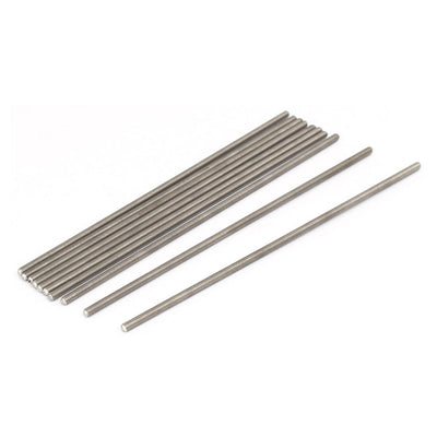 uxcell Uxcell M3 x 130mm 0.5mm Pitch 304 Stainless Steel Fully Threaded Rods Hardware 10 Pcs
