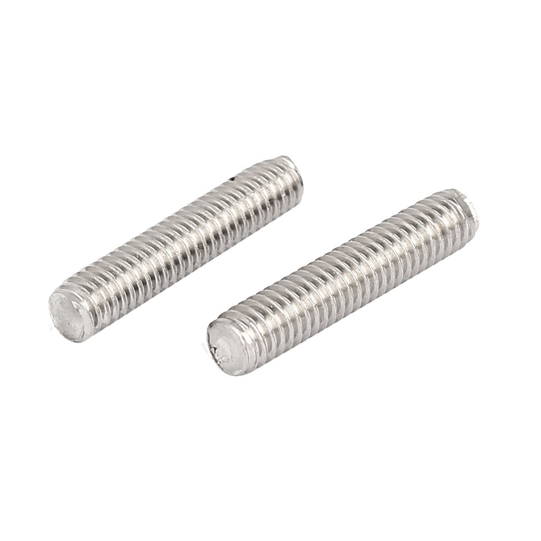 uxcell Uxcell M4 x 20mm 304 Stainless Steel Fully Threaded Rod Bar Studs Silver Tone 50 Pcs