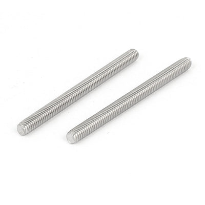 Harfington Uxcell M4 x 50mm 304 Stainless Steel Fully Threaded Rod Bar Studs Fasteners 50 Pcs