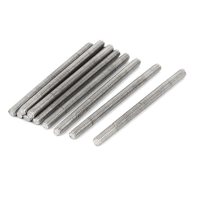 Harfington Uxcell M4 x 60mm 304 Stainless Steel Fully Threaded Rod Bar Studs Hardware 10 Pcs