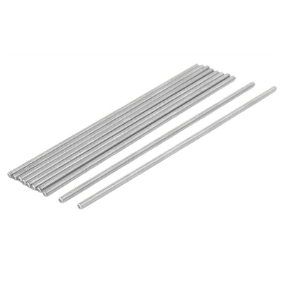 Harfington Uxcell M4 x 160mm 304 Stainless Steel Fully Threaded Rod Bar Studs Hardware 10 Pcs