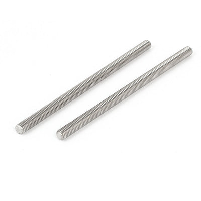 Harfington Uxcell M6 x 110mm 304 Stainless Steel Fully Threaded Rod Bar Studs Fastener 10 Pcs