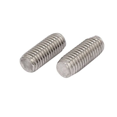 Harfington Uxcell M8 x 20mm 1.25mm Pitch 304 Stainless Steel Fully Threaded Rods Hardware 20 Pcs
