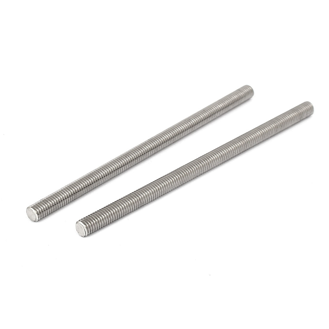 uxcell Uxcell M8 x 150mm 1.25mm Pitch 304 Stainless Steel Fully Threaded Rods Fasteners 5 Pcs