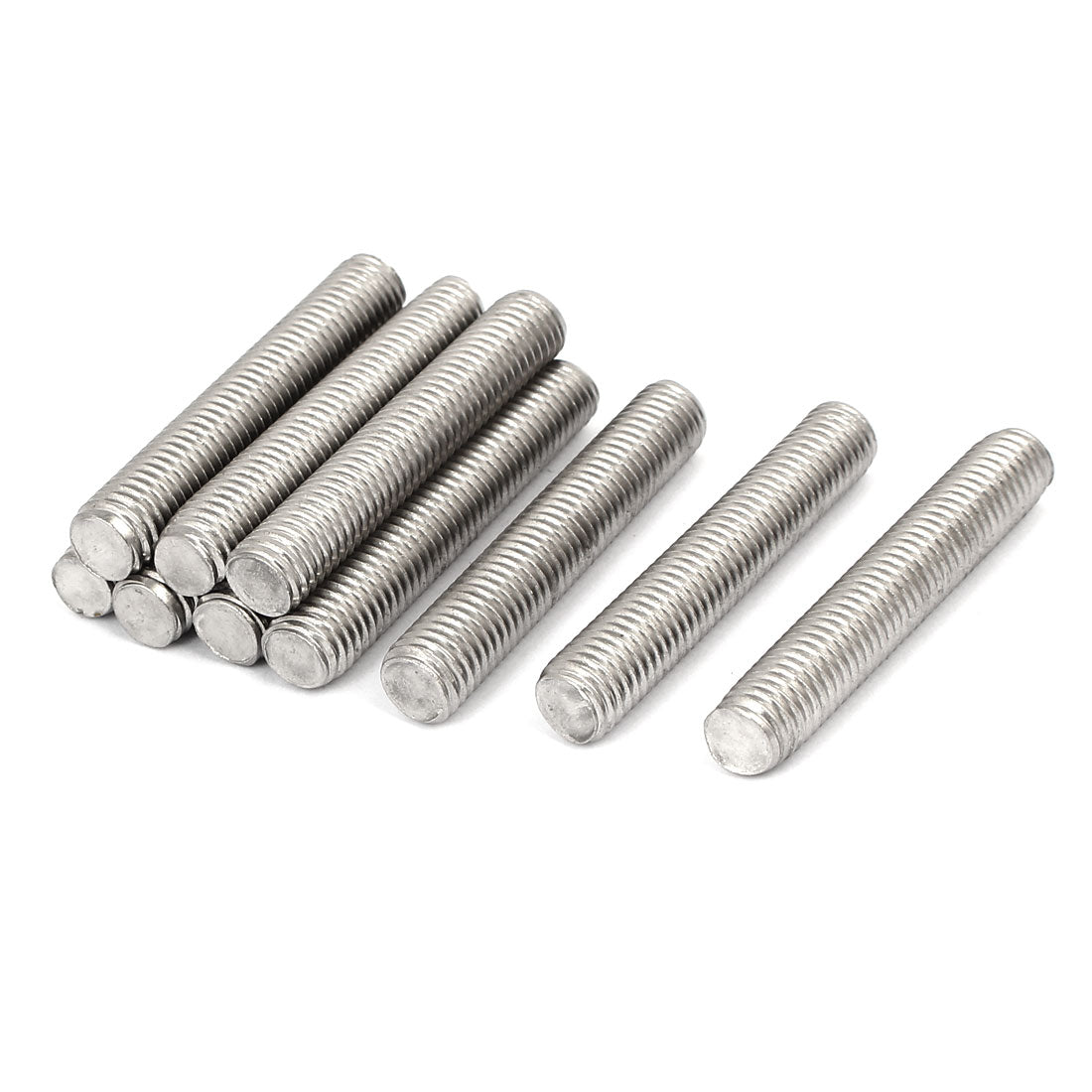 Uxcell M10 x 60mm 1.5mm Pitch 304 Stainless Steel Fully Threaded Rods ...