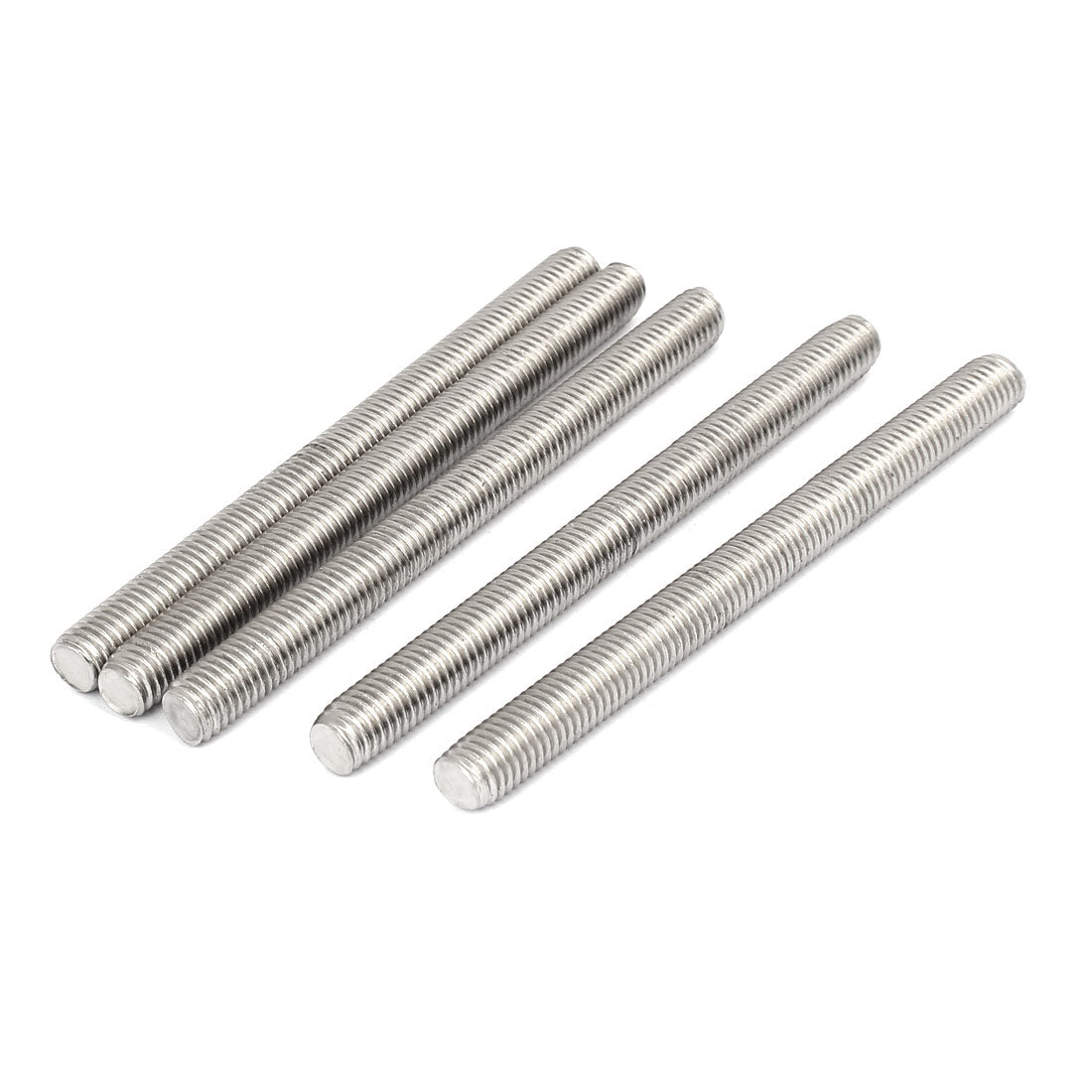 Uxcell 5pcs M10 x 120mm 1.5mm Pitch 304 Stainless Steel Fully Threaded ...