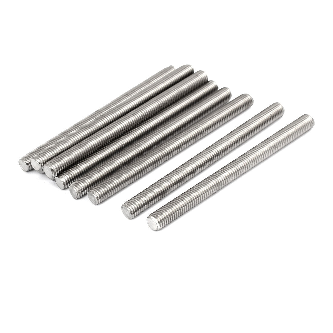 Uxcell M10 x 130mm 304 Stainless Steel Fully Threaded Rods Bar Studs ...