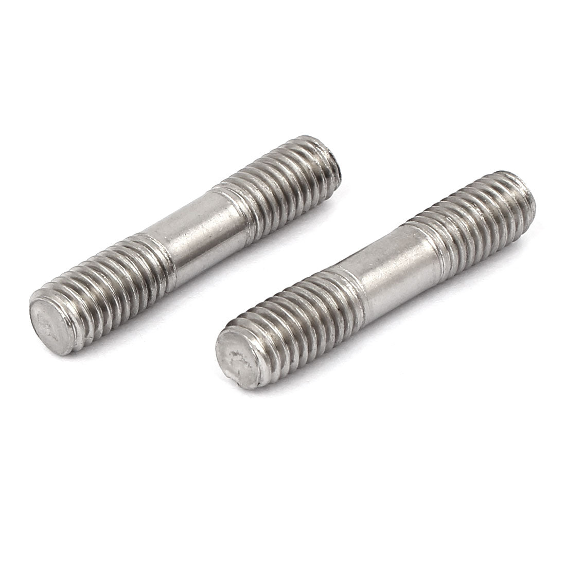 Uxcell M8x40mm 304 Stainless Steel Double End Thread Stud Teeth Rod ...