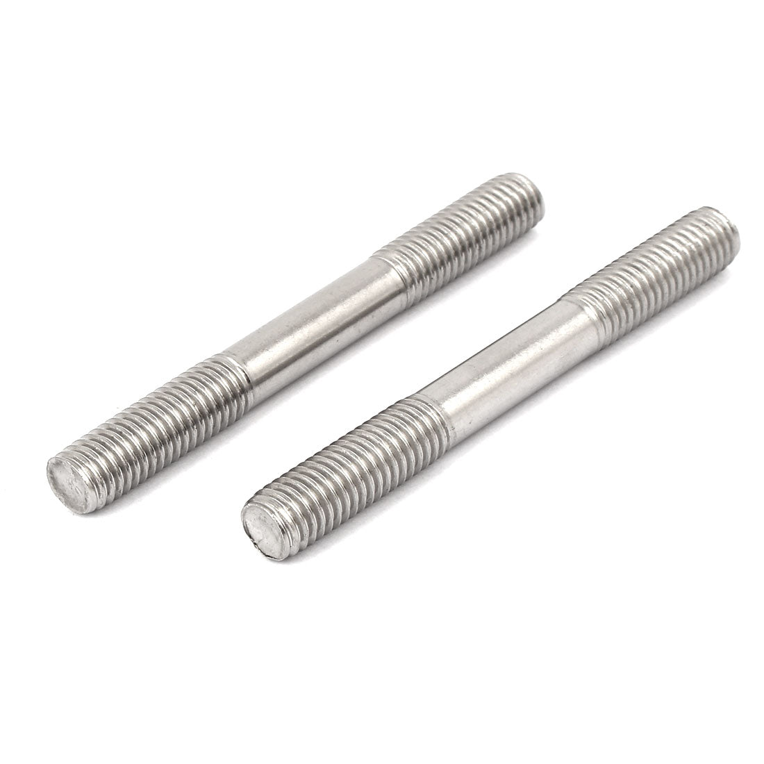 uxcell Uxcell 304 Stainless Steel Double End Thread Tight Adjustable Push Rod Stud M10x90mm 10pcs