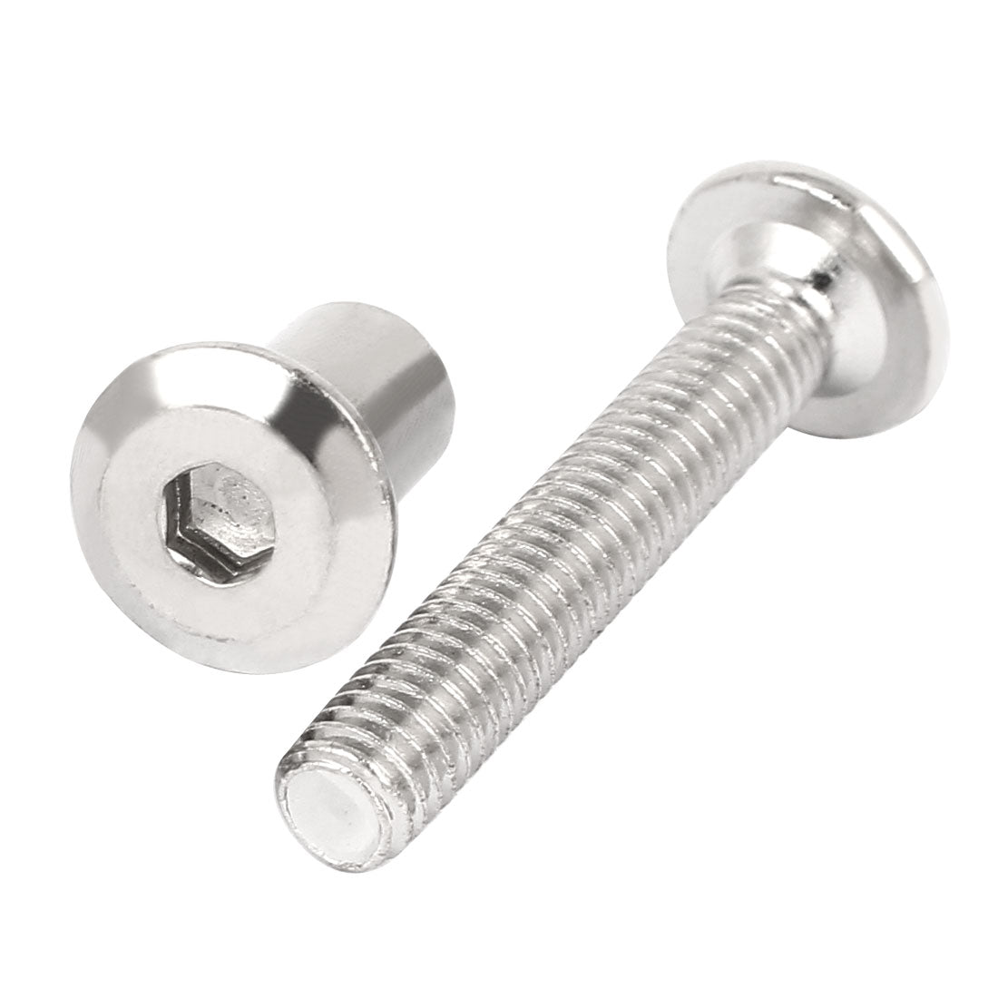 uxcell Uxcell M6 x 50mm Hex Socket Head Nut Countersunk Screw Bolt Fasteners 10 Sets
