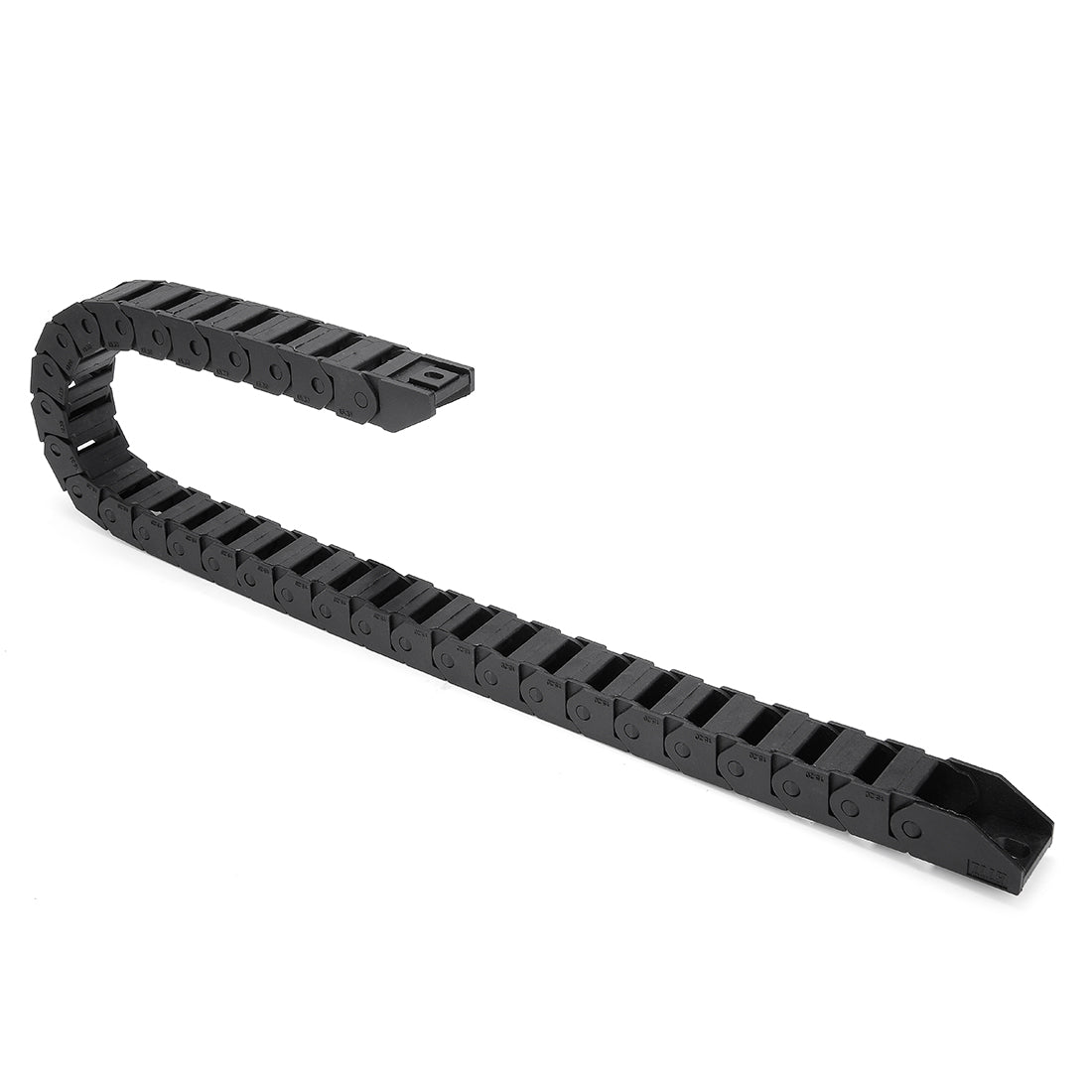 uxcell Uxcell R28 15mm x 20mm (InnerH*InnerW)Black Plastic Wire Carrier Cable Drag Chain 1M Length for CNC