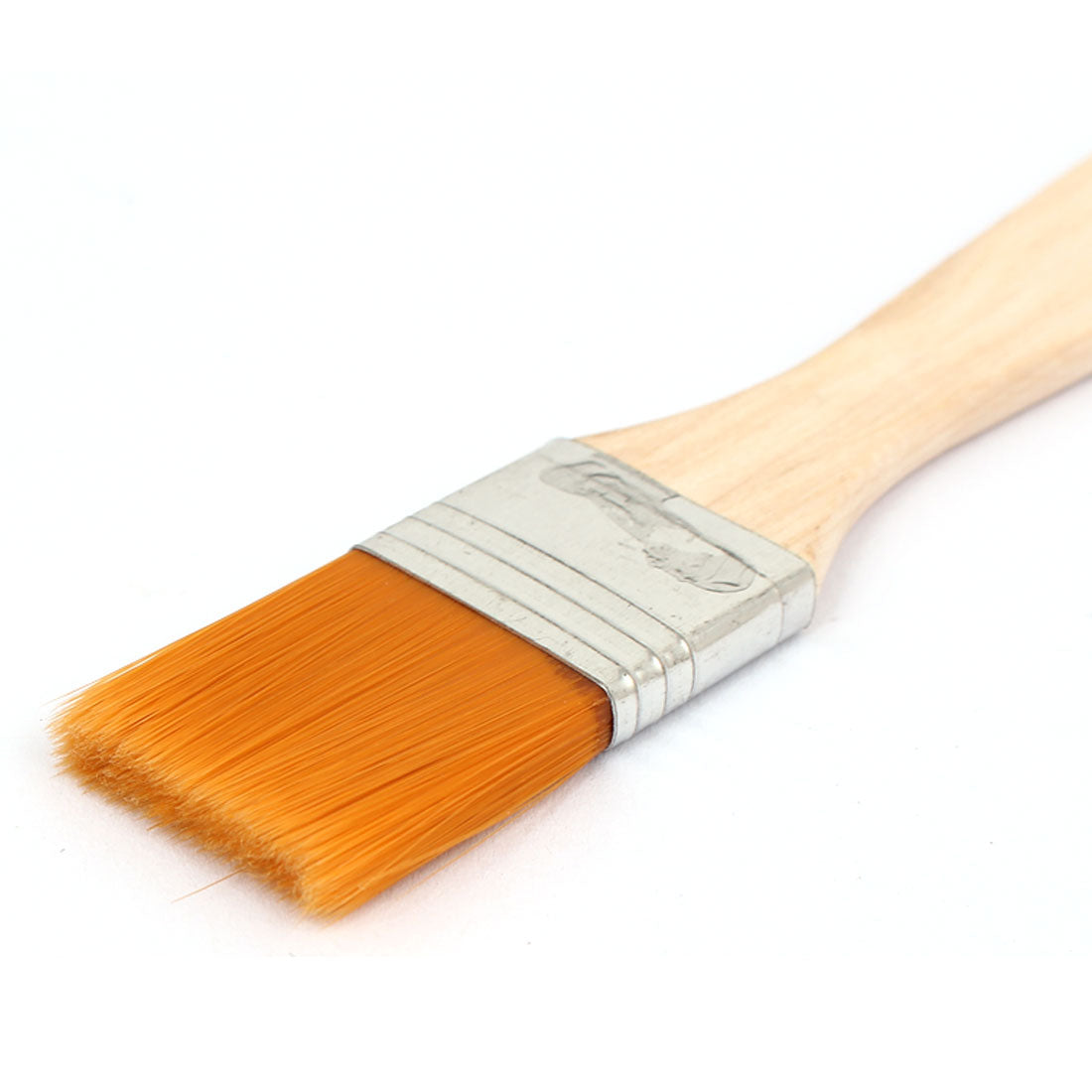 uxcell Uxcell 135mm x 22mm Wood Handle Paint Brush Paintbrush Orange for Painter