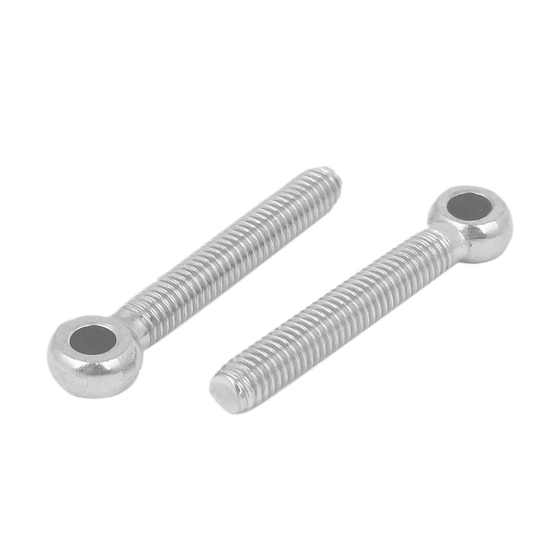 uxcell Uxcell M6 x 40mm 304 Stainless Steel Machine Shoulder Lift Eye Bolt Rigging 12pcs