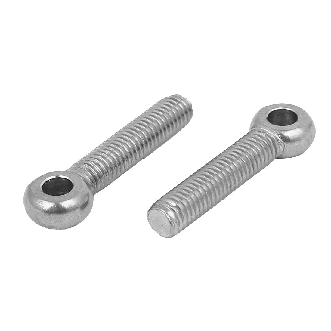 uxcell Uxcell M8 x 40mm 304 Stainless Steel Machine Shoulder Lift Eye Bolt Rigging 12pcs