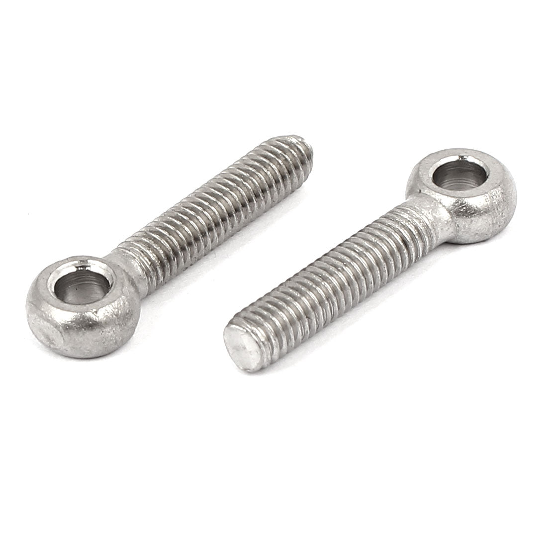 uxcell Uxcell 5mm x 25mm 304 Stainless Steel Machinery Lifting Swing Eye Bolt 20PCS