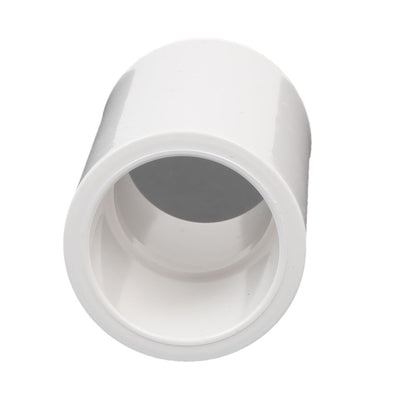 Harfington Uxcell 20mm Inner Diameter PVC Straight Pipe Connector Fittings White 4pcs