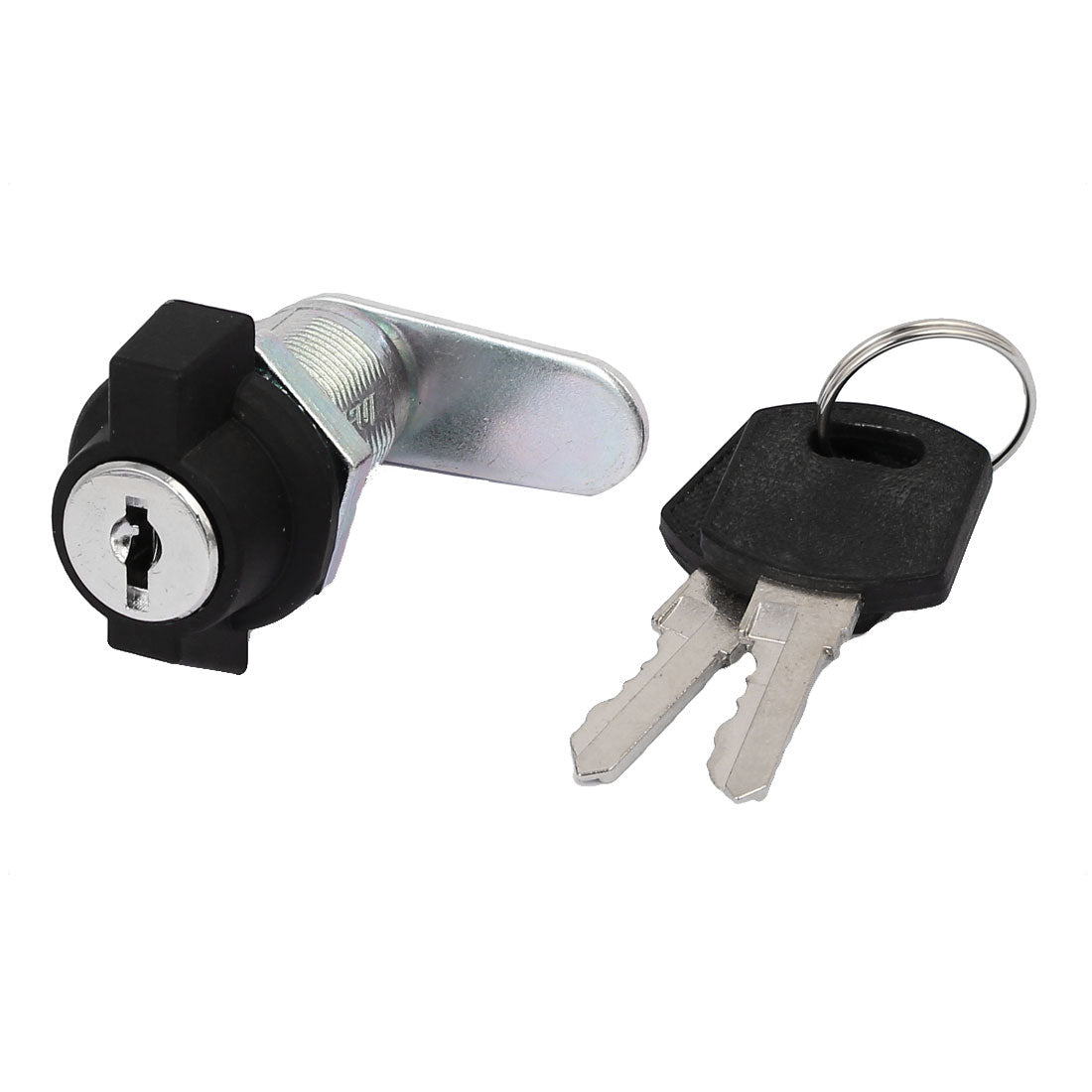 uxcell Uxcell 17.5mm Dia Thread Quarter Turn Security Cam Lock w Keys