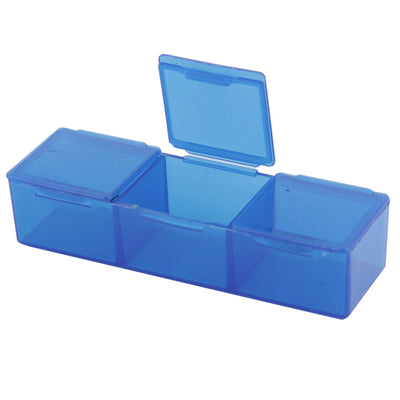 Harfington Uxcell Plastic Seven Days 21 Slots Rainbow Pill Box Storage Pill Case Colorful