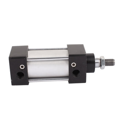 Harfington Uxcell SC40x25 Single Threaded Piston Rod Double Action Pneumatic Air Pressure Cylinder