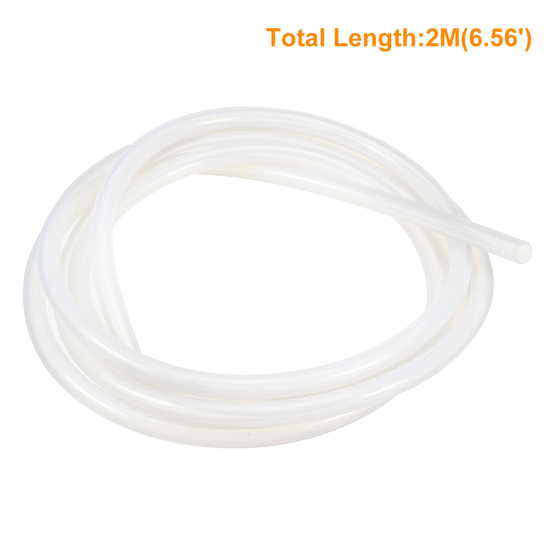 uxcell Uxcell Silicone Tube 2 M Flexible Silicone Rubber Tubing Water Air Hose Pipe for Pump Transfer