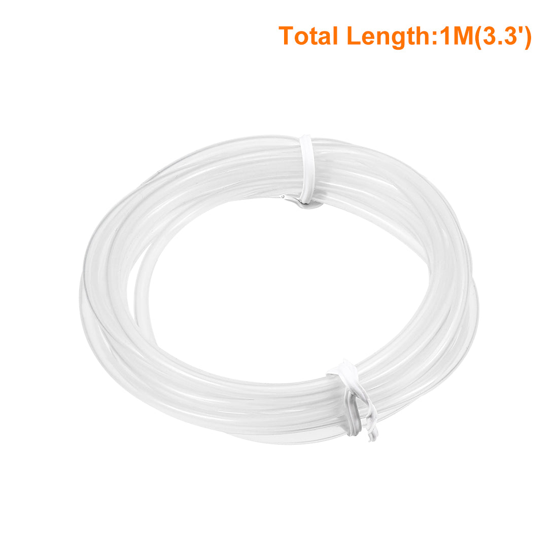 uxcell Uxcell Silicone Tube mm ID X mm OD 1M Flexible Silicone Rubber Tubing Water Air Hose Pipe for Pump Transfer