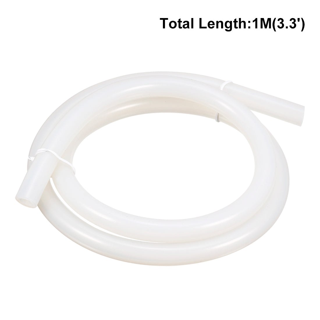 uxcell Uxcell Silicone Tube mm ID X mm OD 1 Meter Flexible Silicone Rubber Tubing Water Air Hose Pipe for Pump Transfer