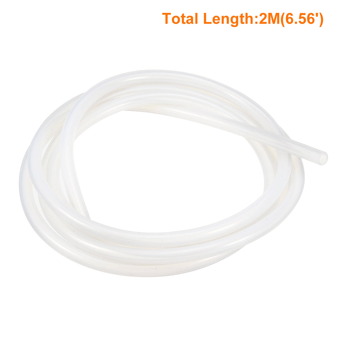 uxcell Uxcell Silicone Tube 2 M Flexible Silicone Rubber Tubing Water Air Hose Pipe for Pump Transfer
