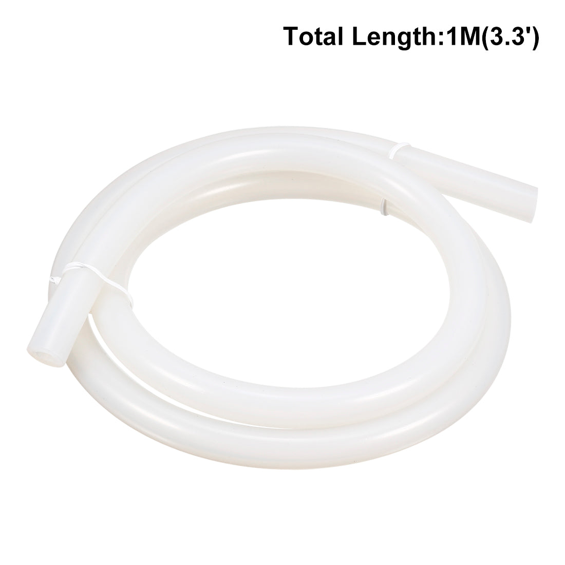 uxcell Uxcell Silicone Tube 1 Meter Flexible Silicone Rubber Tubing Water Air Hose Pipe for Pump Transfer