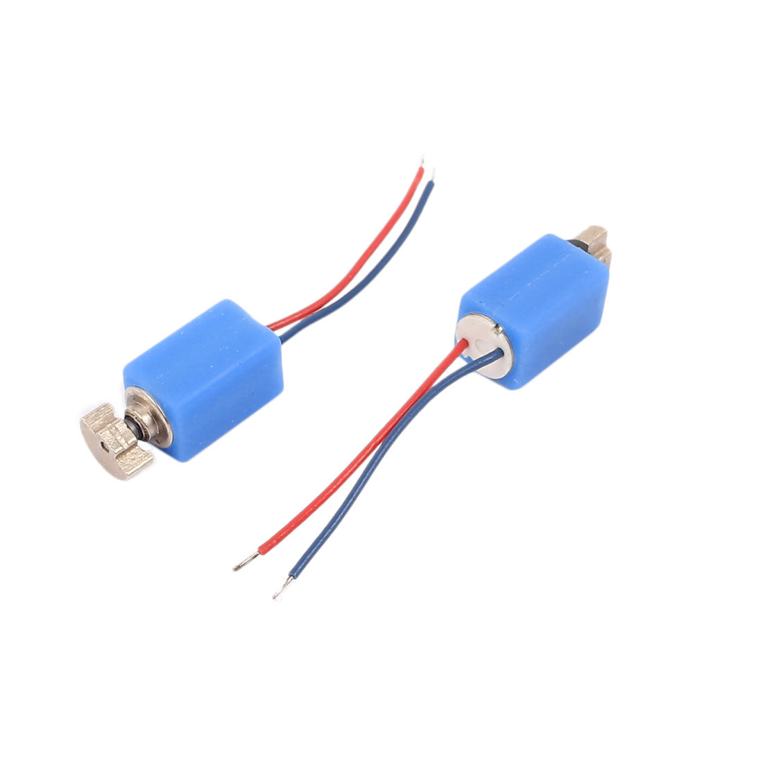 uxcell Uxcell 12 Pcs DC 3V 4 x 8mm 3500RPM Mini Vibration Motor Blue for Cell Phone