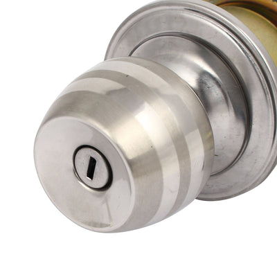 Harfington Uxcell Household Bedroom Metal Privacy Round Handle Knob Door Lock Lock Set