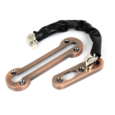Harfington Uxcell Home Door Slide Bolt Chain Security Lock Guard Copper Tone 37cm 15-inch Length