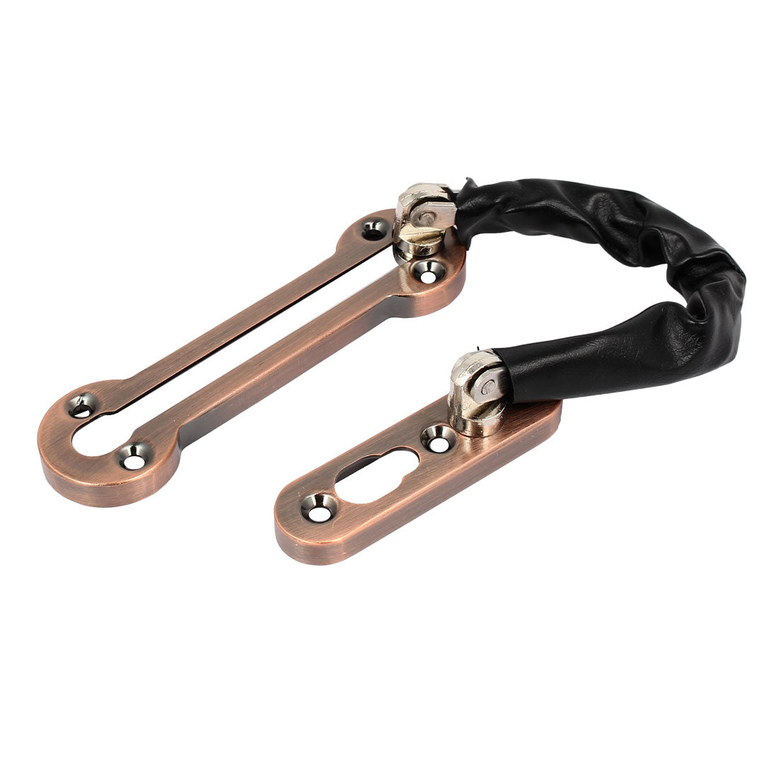 uxcell Uxcell Home Door Slide Bolt Chain Security Lock Guard Copper Tone 37cm 15-inch Length