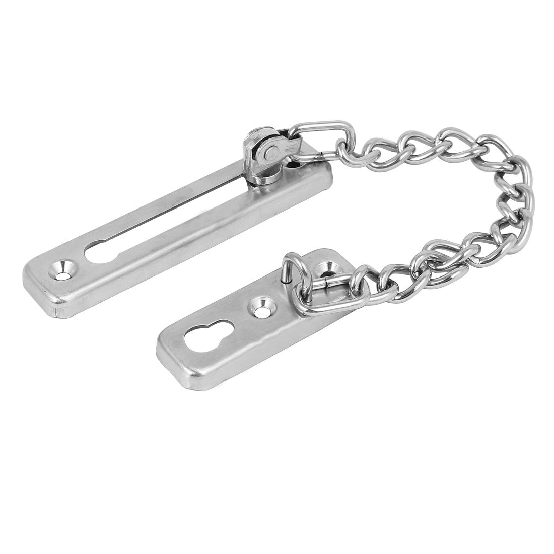 uxcell Uxcell Bedroom Store Security Slide Bolt Door Chain Lock Silver Tone 32cm Length
