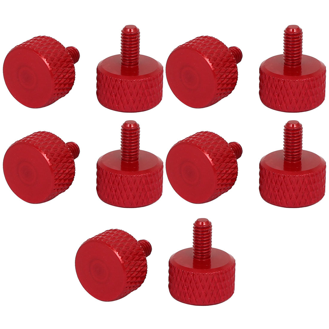 uxcell Uxcell Computer PC Graphics Card Knurled Thumb Screws Wine Red M3x6mm 10pcs