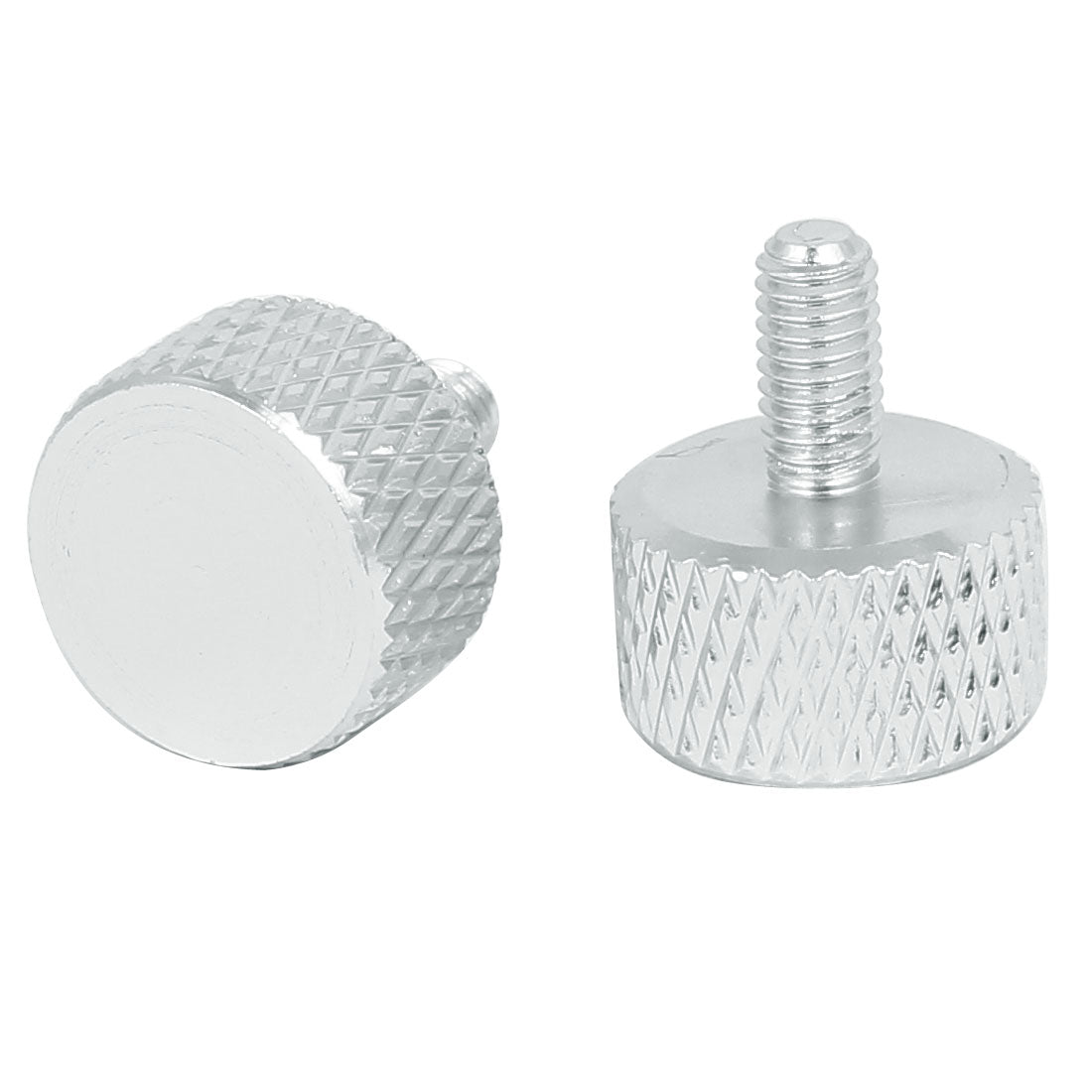 uxcell Uxcell Computer PC Graphics Card Knurled Thumb Screws Silver Tone M3x6mm 10pcs