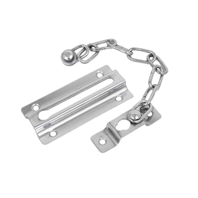 Harfington Uxcell Home Store Security Slide Bolt Door Chain Lock Silver Tone 260mm Length