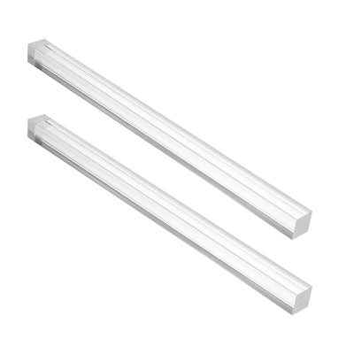 uxcell Uxcell Acrylic Rod Square Shape PMMA Bar 0.6" x 0.6" x 10" Clear 2Pcs