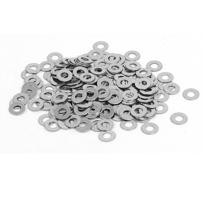uxcell Uxcell M2 304 Stainless Steel Flat Washers Spacers Fastener DIN125 200PCS