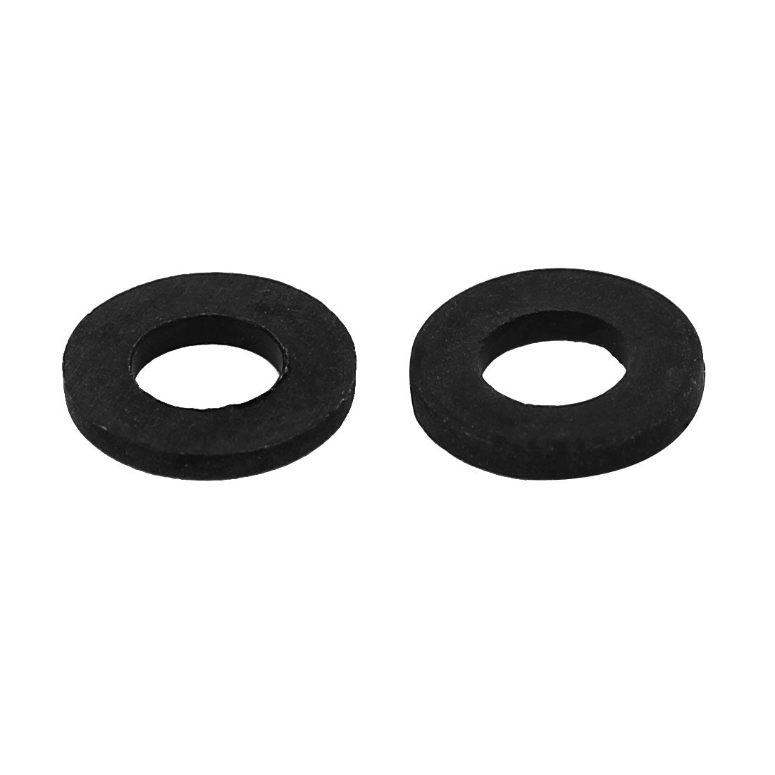 uxcell Uxcell 4mm x 8mm x 1mm Nylon Flat Washers Spacers Gaskets Fastener Black 300PCS