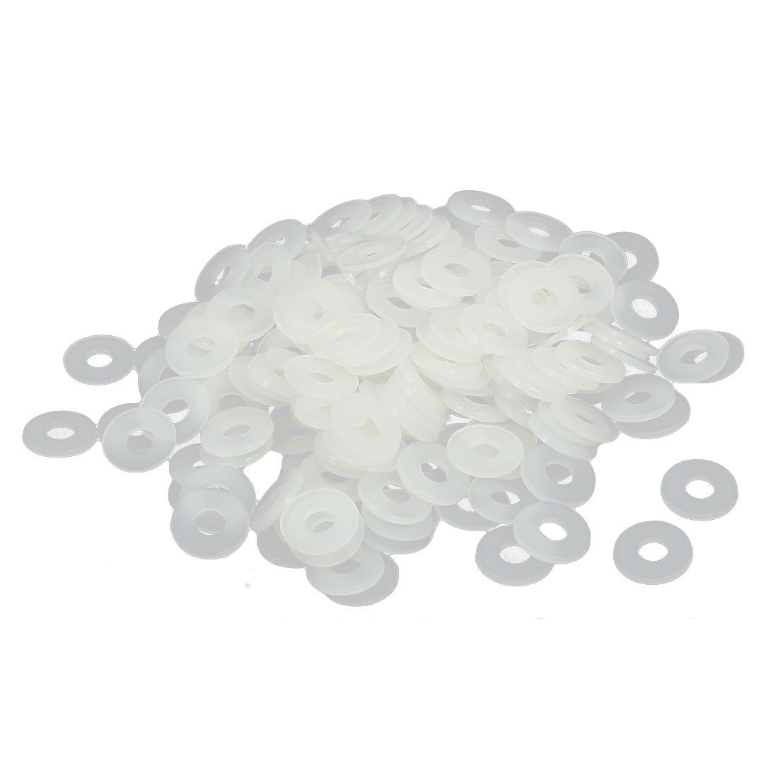 Uxcell Uxcell M6 x 12mm x 1.2mm Nylon Flat Insulating Washers Gaskets Spacers Fastener 200PCS