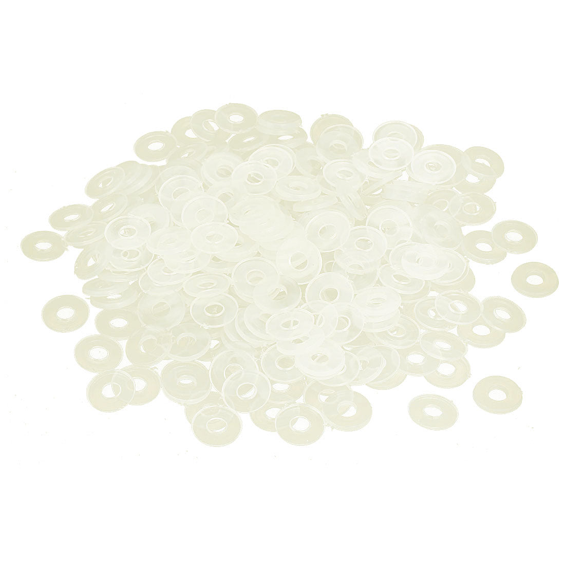 Uxcell Uxcell M3 PE Plastic Flat Insulating Washers Spacers Fastener Clear 400PCS