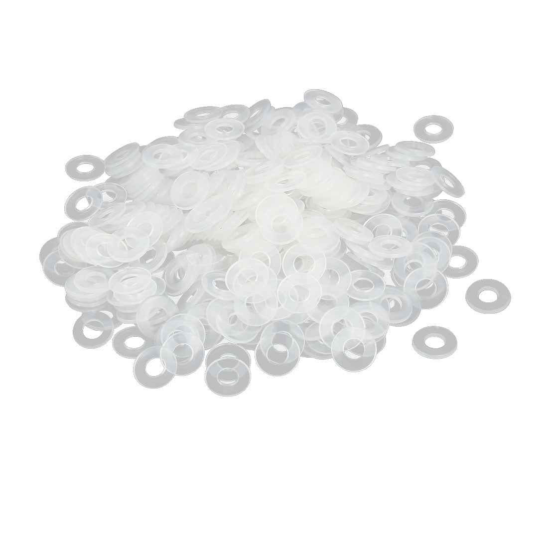 Uxcell Uxcell M3 PE Plastic Flat Insulating Washers Spacers Fastener Clear 400PCS