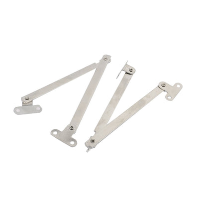 uxcell Uxcell Cabinet Cupboard Metal 180 Degree Folded Double Section Door Pivot Hinge 1 pair