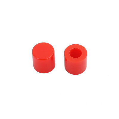 Harfington Uxcell 20Pcs Round Shaped Tactile Button Caps Covers Protector Red for 6x6mm Tact Switch
