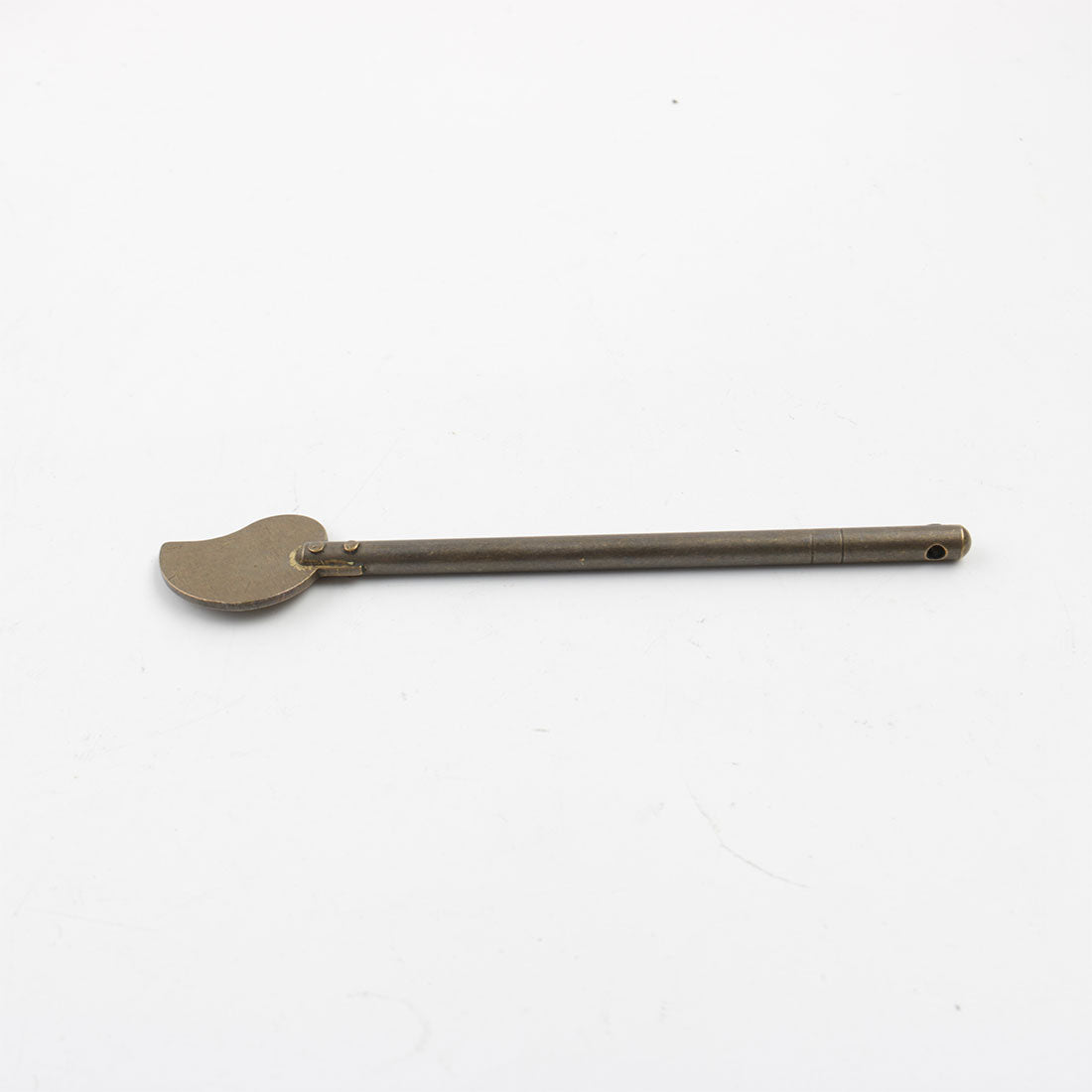 uxcell Uxcell Household Metal Chinese Leaf Style Cabinet Key Latch Door Bolt Locking Pin Bronze Tone